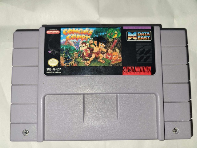 SUPER NINTENDO - CONGOS CAPER - CARTRIDGE ONLY (01)